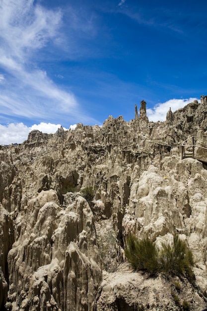 Valle de la luna in Bolivia