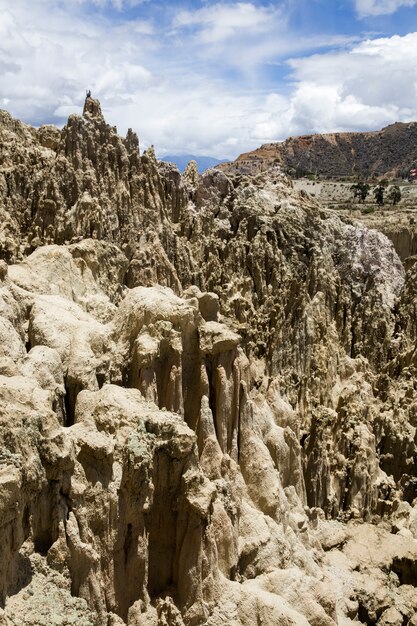 Valle de la luna in Bolivia