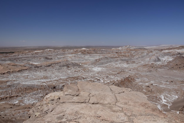 산 페드로 데 아타카마(San Pedro de atacama) 근처 칠레 북부 아타카마 사막(Atacama Desert)에 있는 달의 계곡(Valle de la Luna)