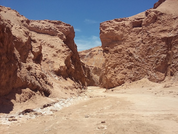 Valle de la Muerte Death Valley or Mars Valley near San Pedro de Atacama town in Atacama Desert Chile