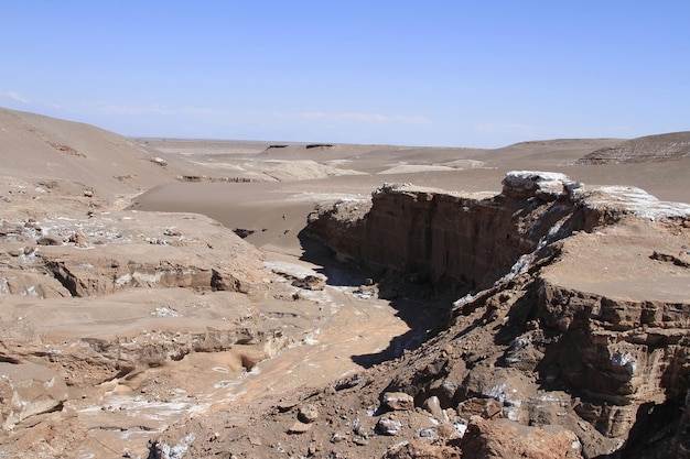 Valle del luna vallei van de maan in atacama chili