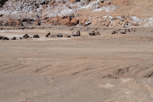 Valle del luna valley of the moon in atacama chile