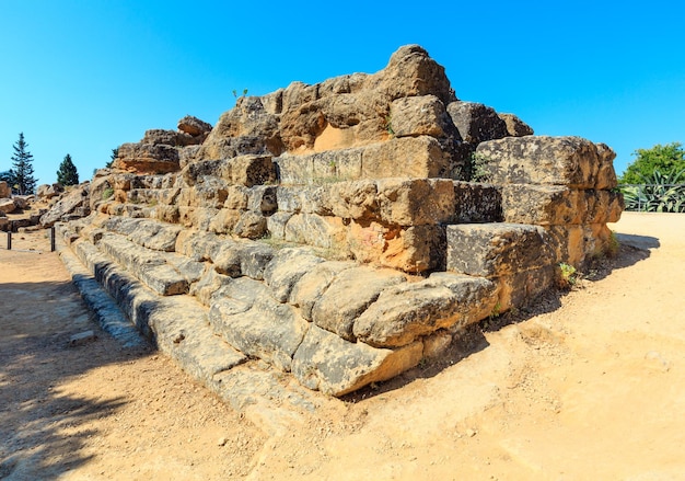 Foto vallei van de tempels agrigento sicilië italië