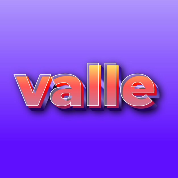 valleText effect JPG gradient purple background card photo