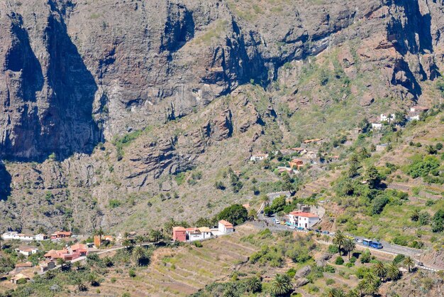 Photo valley in the canary islands