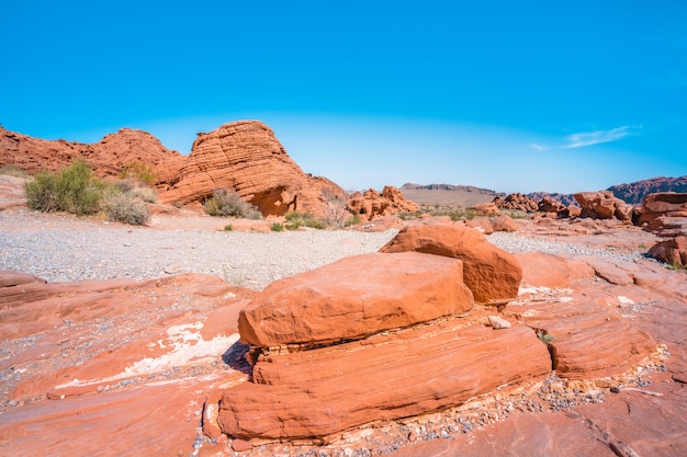 Parco nazionale della valle del fuoco in nevada