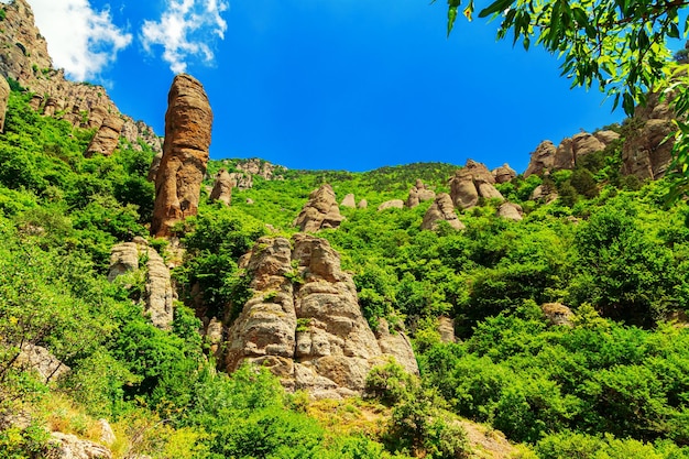 Valley of ghosts on Mount Demerdzhi