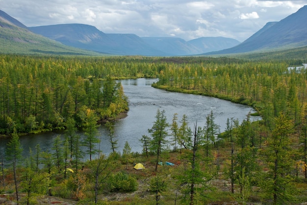 The valley of the river Mikchangda