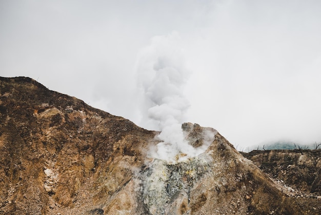 Valley volcano