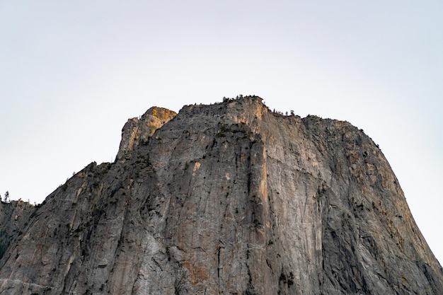 Valley of Yosemite.
Yosemite National Park. Mountains and rocks, forest