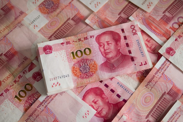 Valuta Chinese Yuan (CNY of RMB) voor internationale financiële zaken en beurs