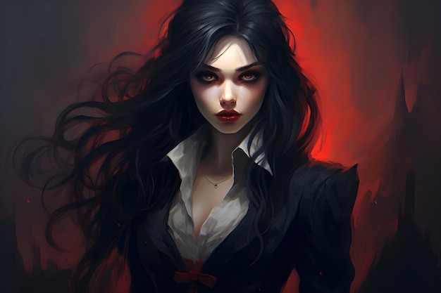 Vampire girl wallpaper