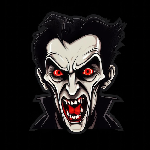 Vampire for a shirt design