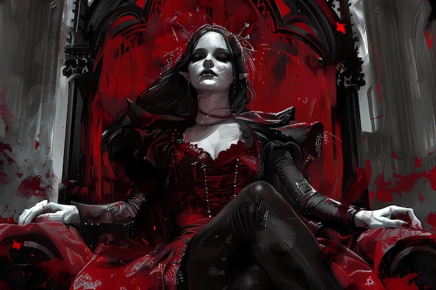 вампиры женщины вампиры готический фон Хэллоуин изображение