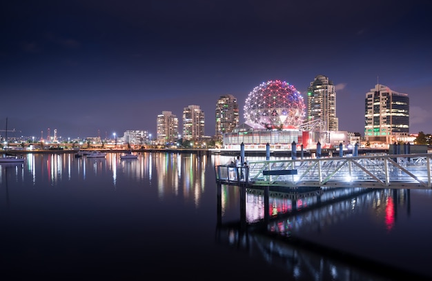 Vancouver city skyline, British Columbia, Canada