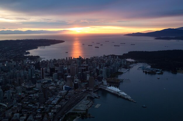 Vancouver Downtown Aerial