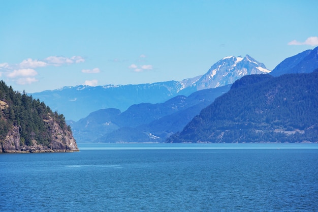 Vancouver Island. Canada. Beautiful sunny day in summer season.