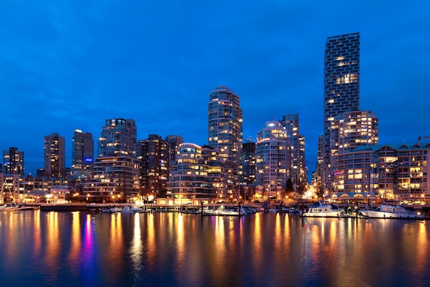 Vancouver Skyline at Dusk