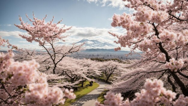 Vang de essentie van de lente magie met uw lens als u de delicate schoonheid van Japan te tonen