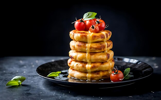 Vang de essentie van Graffe Napoletane in een smakelijke foodfotografie