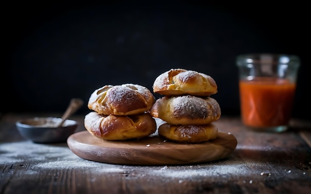 Vang de essentie van Zimtsterne in een smakelijke foodfotografie