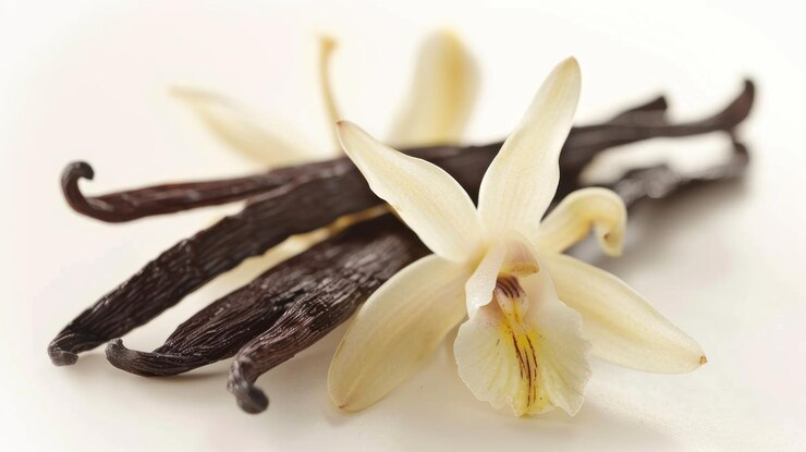 Photo バニラ豆と花