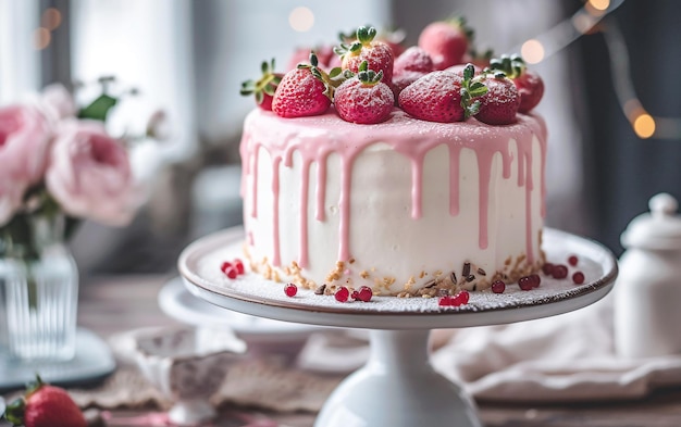 写真 バニラエレガンスが誕生日のケーキを放出した 絶妙な喜びを生み出した