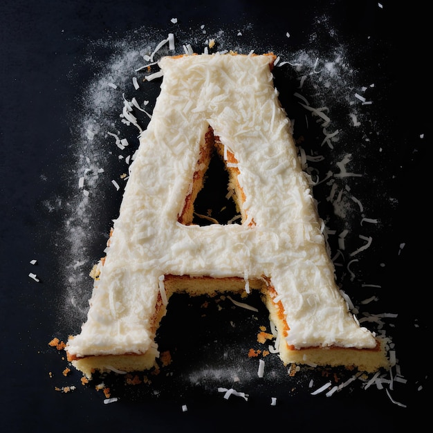 Photo the vanilla letter a