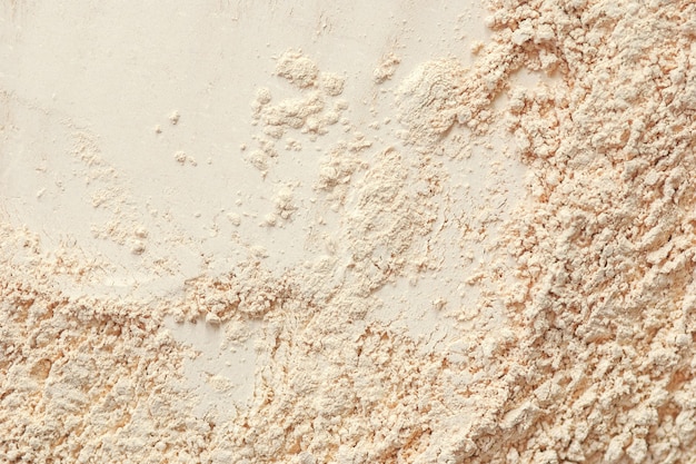 Vanilla toned facial powder for decorative cosmetics