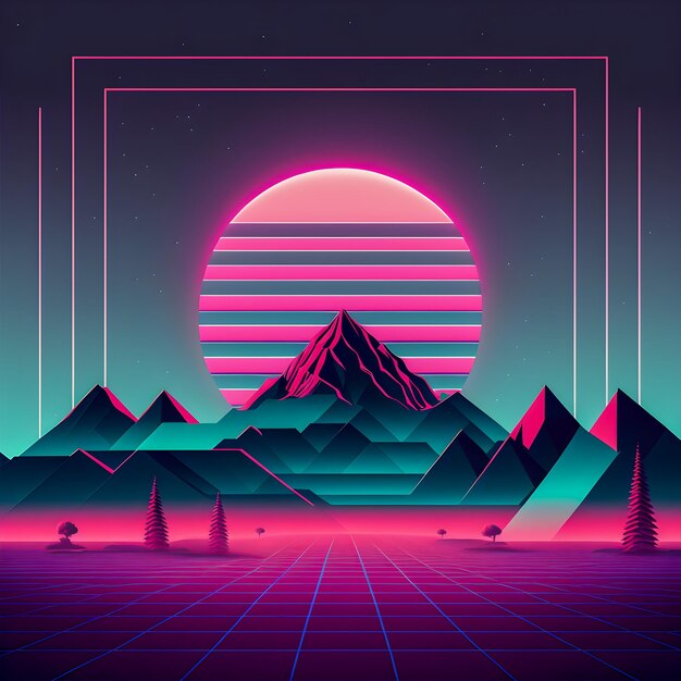 Hình nền Vaporwave Retro Synthwave đưa bạn trở về những năm tháng mãi mãi luôn tươi mới và đầy năng lượng. Thật tuyệt vời khi nhìn thấy các bức hình ảnh được lấy cảm hứng từ các bộ phim và game kinh điển của thập niên 80-