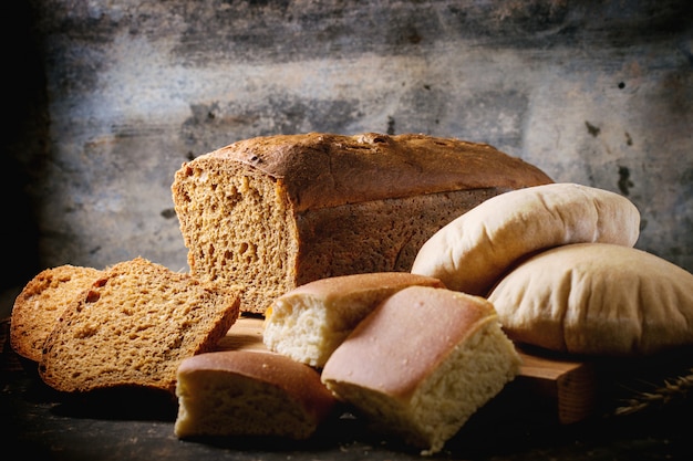 Variation of homemade bread