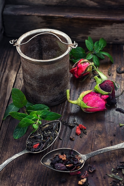 Varieties of tea brewing