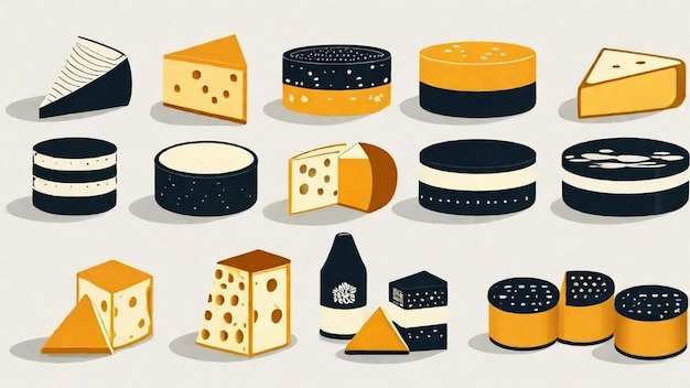 Variety of Cheese from Around the World