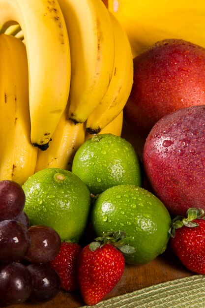 Variety of fresh fruit for the summer.