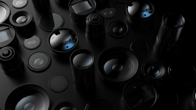 Variety of lenses for cameras and phones