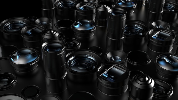 Variety of lenses for cameras and phones