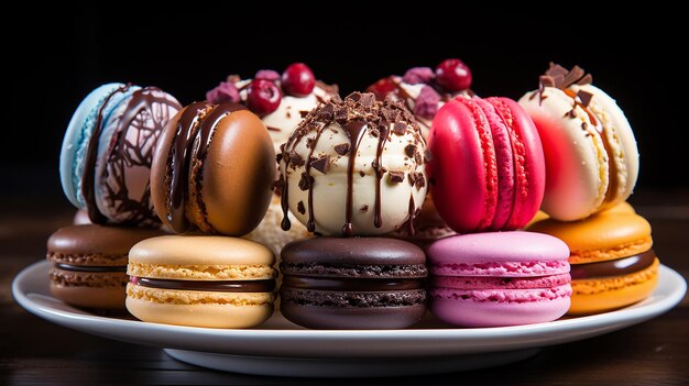 Variety of Macaroons