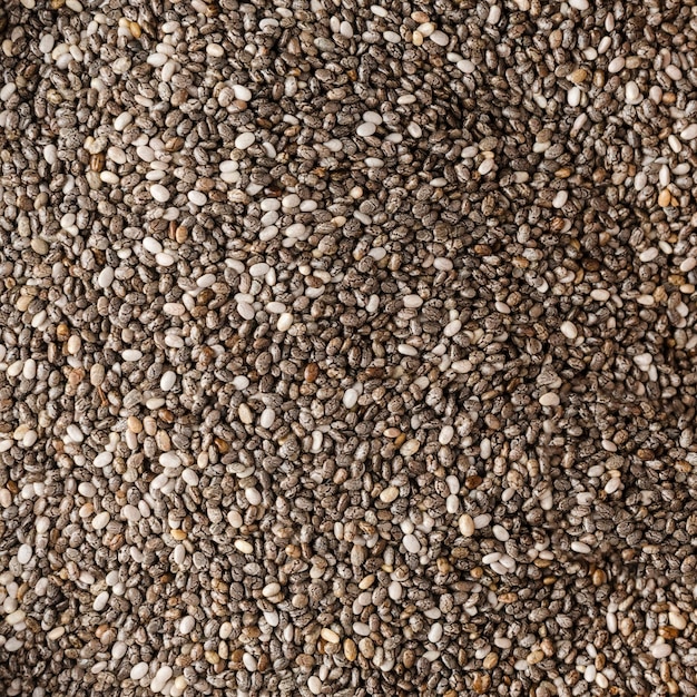 Variety of organic seeds background