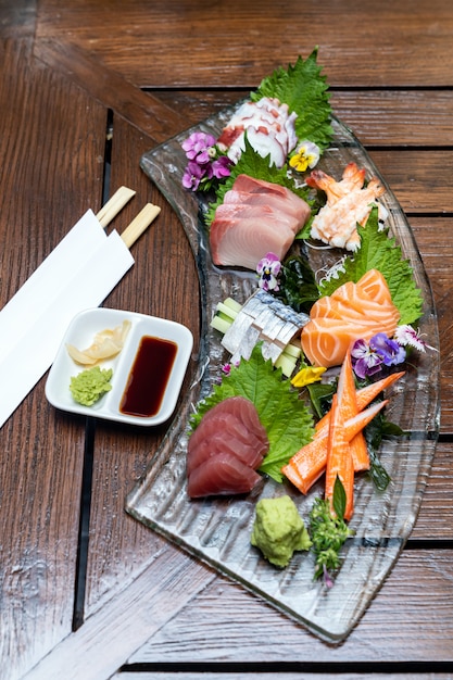 Foto sashimi di varietà