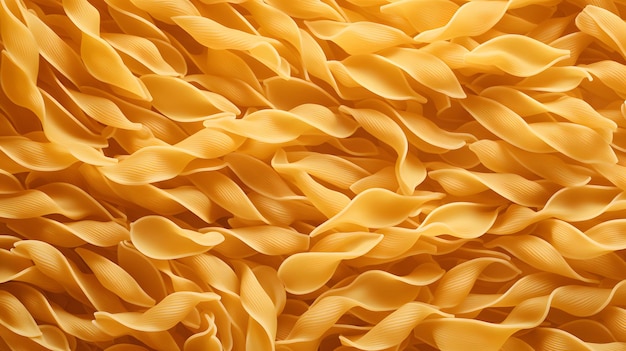 Variety of types and shapes of Italian pasta