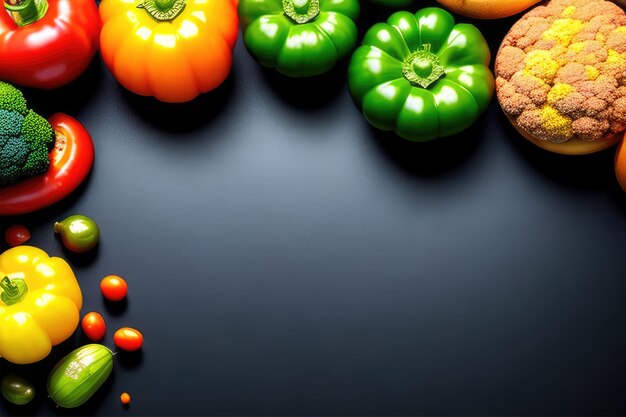 A variety of vegetables are on a table