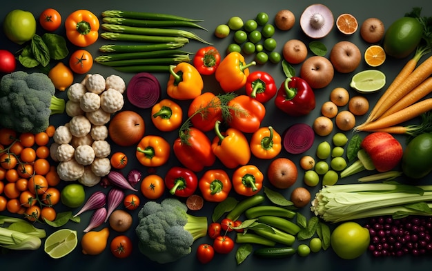 A variety of vegetables including one that says'organic '