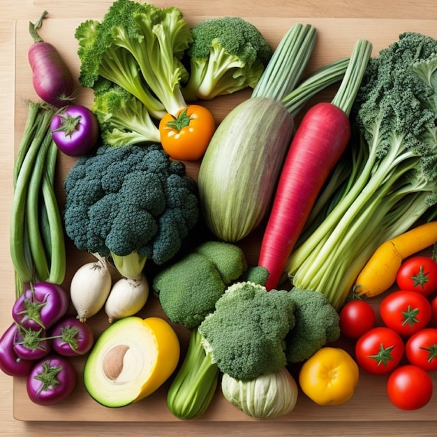 A variety of vegetables