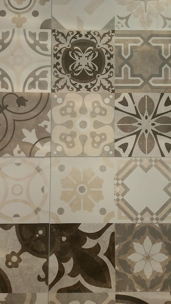 Various aesthetic gray tile patterns