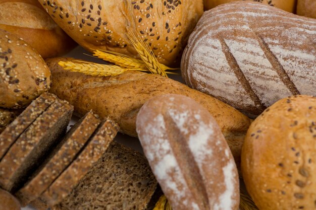 Various bread loaves