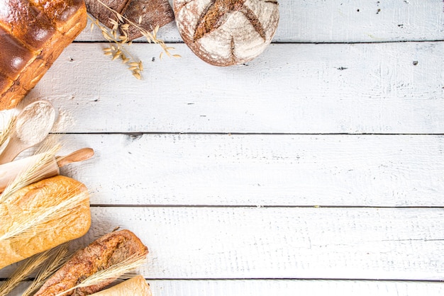 Photo various bread set