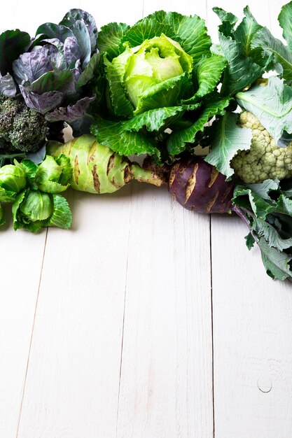 Various of Cabbage Broccoli Cauliflower