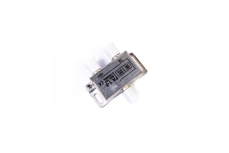 Various converter cables adapters for computers and smartphones HDMI VGA USB DVI DP isolated on white