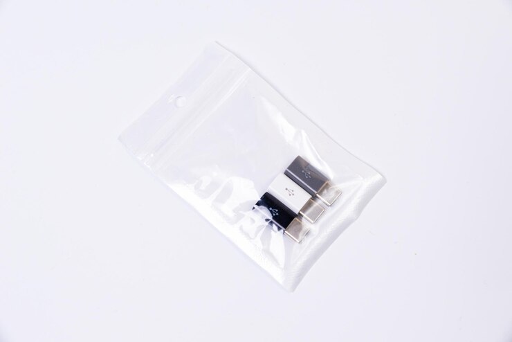 Various converter cables adapters for computers and smartphones HDMI VGA USB DVI DP isolated on white