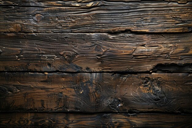 Various dark wood textures with natural patterns and grains